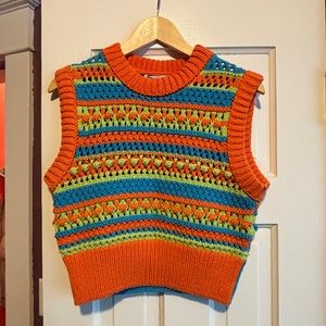 Colourful Zara Sweater Vest